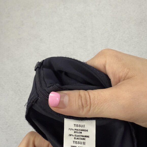 MC Planet Skirt Womens 40 Blue Layered Ruffle Hem Stretchy Zip France Boho Chic - Picture 8 of 10